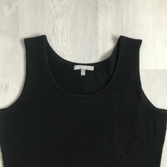 NEIMAN MARCUS WOMENS SWEATER 100% CASHMERE BLACK PULLOVER LARGE - Picture 7 of 8